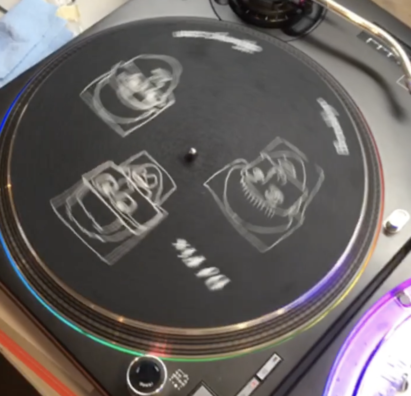 Technics SL-1200 custom LED platter kit — DJFIX